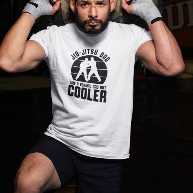 Camiseta Papá de Jiu Jitsu dicho del padre (Subido por el creador)