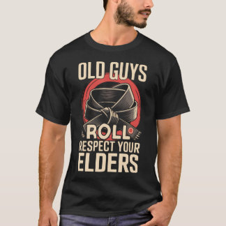Camiseta Papá de Jiu Jitsu Padre Entrenador Retro Vintage T