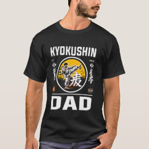 Camiseta Papá de Karate Kyokushin - Atleta de Lucha y Padre