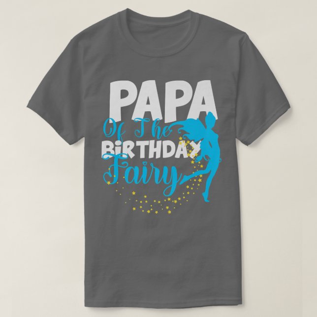 Camiseta Papá de la brigada de cumpleaños de la Fantasía de (Diseño del anverso)