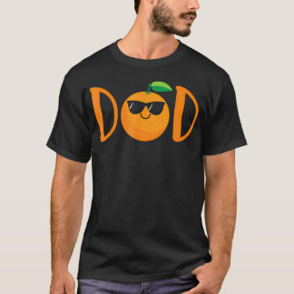 Camiseta Papa De La Cumpleañera Bebé Cumpleaños Naranja 1er