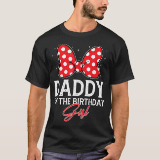 Camiseta Papa de la Cumpleañera Lindo Lazo Rosa Familia