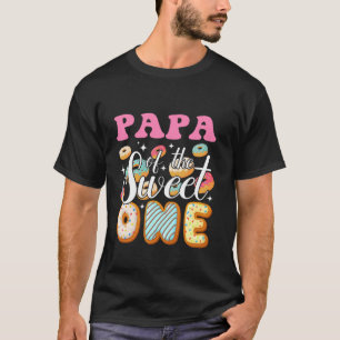 Camiseta Papa De La Dulce Primera Cumpleaños Fiesta De Dona