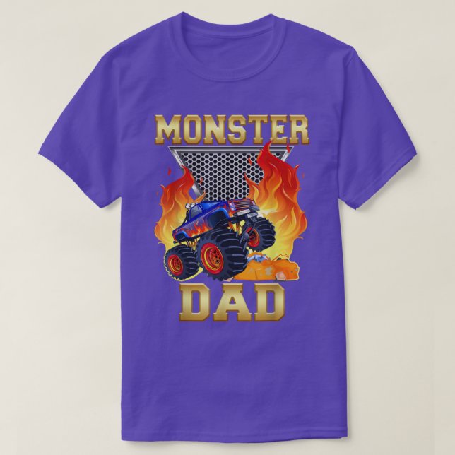 Camiseta Papá de la fama del coche de cumpleaños (Diseño del anverso)