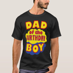 Camiseta Papá de la familia Birthday Boy For Hijos Cumpleañ