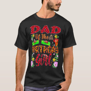 Camiseta Papá De La Familia Chica De Cumpleaños Chica