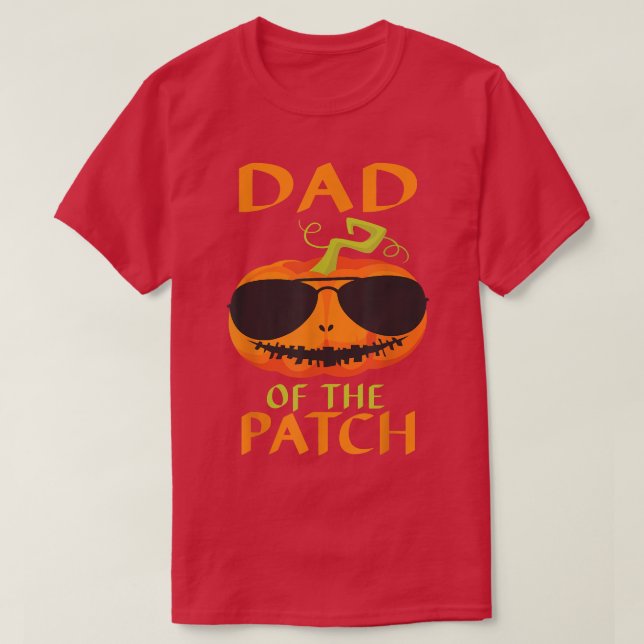 Camiseta Papá De La Familia De Calabaza Funny Parche Hal (Diseño del anverso)