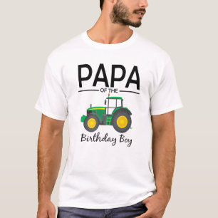 Camiseta Papá De La Familia De Fiestas De La Granja Tractor