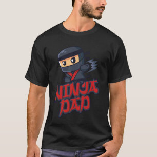 Camiseta Papá De La Familia Nacida Ninja Warrior Matching