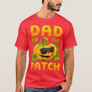 Camiseta Papá De La Familia Parche De Calabaza Halloween
