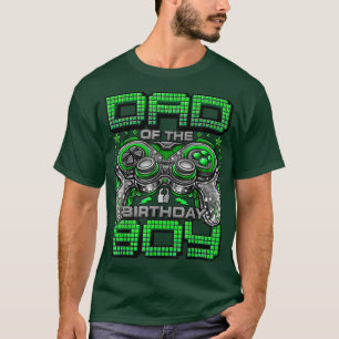 Camiseta Papá de la fiesta de cumpleaños de un videojugador