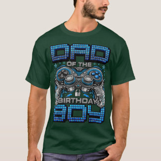 Camiseta Papá de la fiesta de cumpleaños de un videojugador