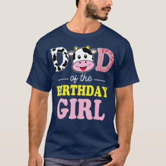 Camiseta Papá de la granja Chica de cumpleaños papá papá pa