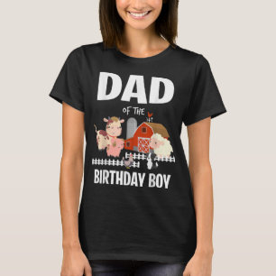 Camiseta Papá de la granja de animales divertidos de cumple