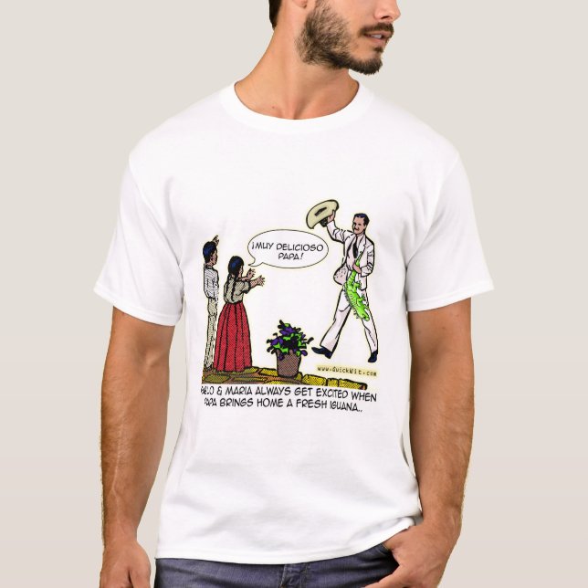 Camiseta papá de la iguana (Anverso)