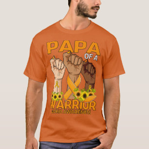 Camiseta Papá De La Mano De Un Guerrero TDAH Conciencia Sun