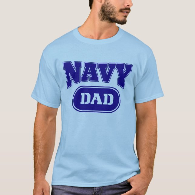 Camiseta Papá de la marina de guerra (Anverso)