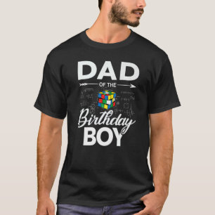 Camiseta Papá De La Matemática De Un Niño Que Cubre La Velo