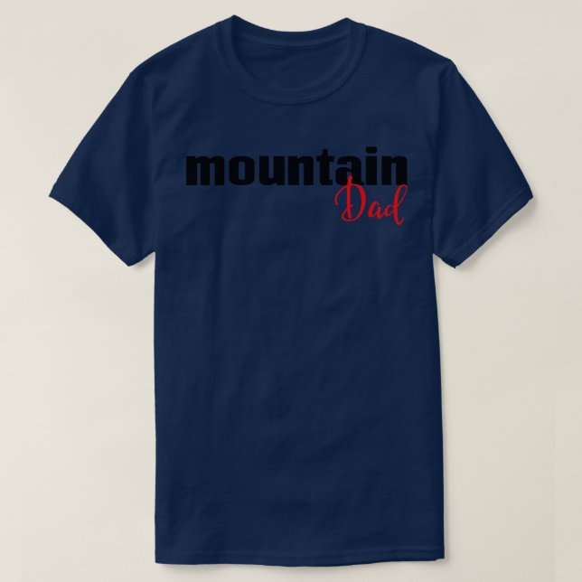 Camiseta Papá de la montaña (Diseño del anverso)