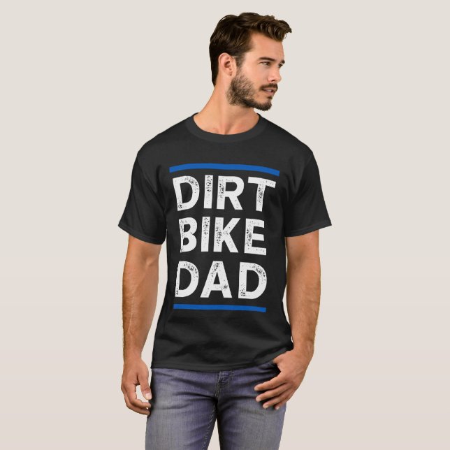Camiseta Papá de la Moto de Cross (Anverso completo)
