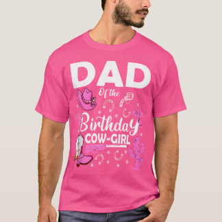 Camiseta Papá De La Novia De Cumpleaños Rodeo Chica Fiesta