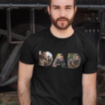 Camiseta Papá De La Plantilla De Fotografía De Perro<br><div class="desc">Este diseño se puede personalizar eligiendo la opción Editar diseño. También puede transferir a otros artículos. Póngase en contacto conmigo en colorflowcreations@gmail.com o utilice la opción de chat en la parte superior de la página si desea tener este diseño en otro producto o necesita ayuda con este diseño. Ver más...</div>