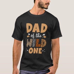 Camiseta Papá De La Selva Un Fiesta Leopard
