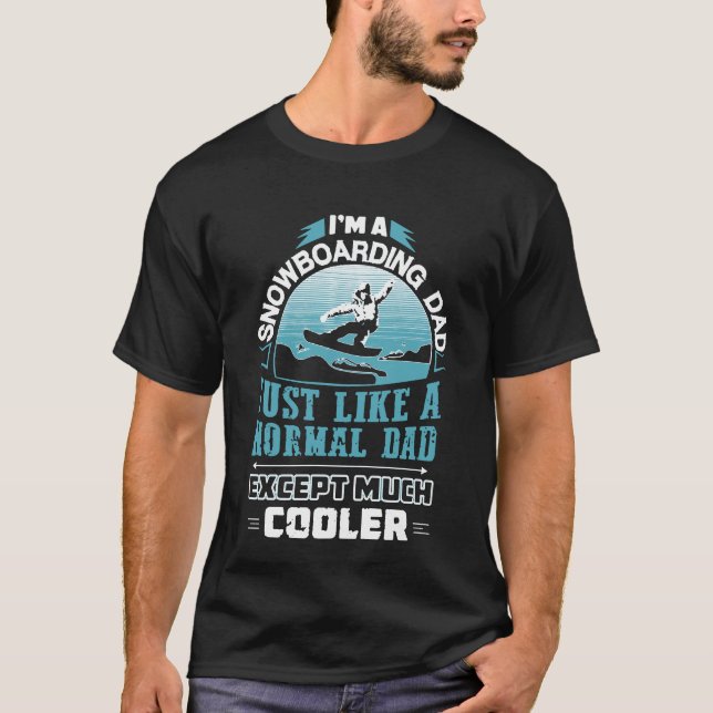 CAMISETA PAPÁ DE LA SNOWBOARD (Anverso)