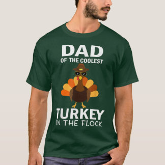 Camiseta Papá De La Turquía Más Fría En El Regalo De Las Re