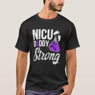 Camiseta Papá de la UCIN Bebé Prematuro Micro Papá de Guerr