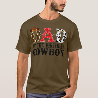 Camiseta Papá de la vaca de cumpleaños primera vaca de cump