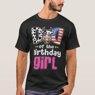 Camiseta Papá de la vaca linda cumpleañera Granja Papá Dadd