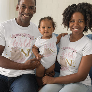 Camiseta Papá de lo salvaje un cumpleaños