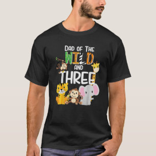 Camiseta Papá De Lo Salvaje Y El Tema De Tres Zoológicos 