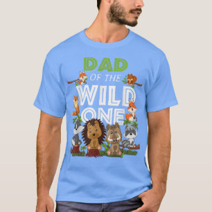 Camiseta Papá de los animales salvajes de un zoológico cump