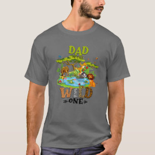 Camiseta Papá De Los Animales Woodland De Un Zoológico Salv