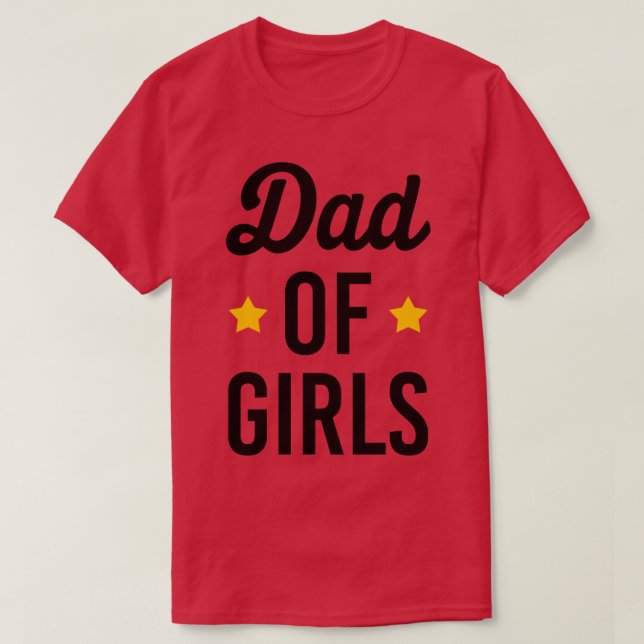 Camiseta Papá de los chicas (Diseño del anverso)