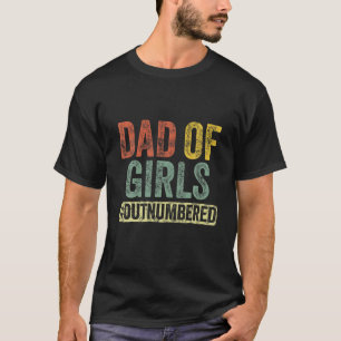 Camiseta Papá de los Chicas supera en número al Tee del Día