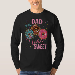 Camiseta Papá De Los Dulces Nueve Y Noveno De La Fiesta Del