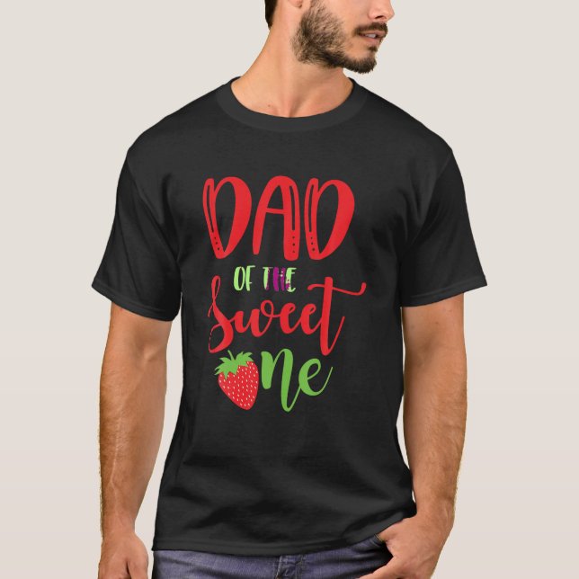 Camiseta Papá De Los Dulces Un Día De Cumpleaños Temático D (Anverso)