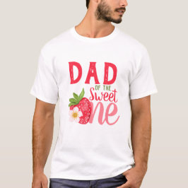 Camiseta Papá de los dulces un Fiesta de primer cumpleaños