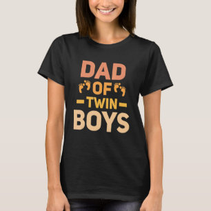 Camiseta Papá De Los Gemelos