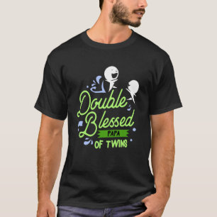Camiseta Papá De Los Gemelos Abuela Invitación Abuelo A