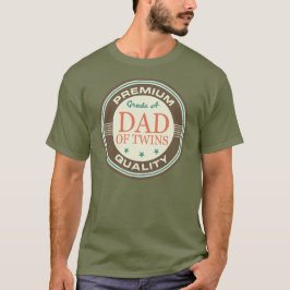 Camiseta Papá de los gemelos divertidos