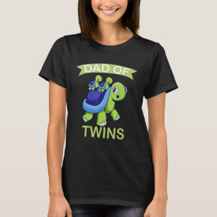 Camiseta Papá de los gemelos, papá de los gemelos y papá go