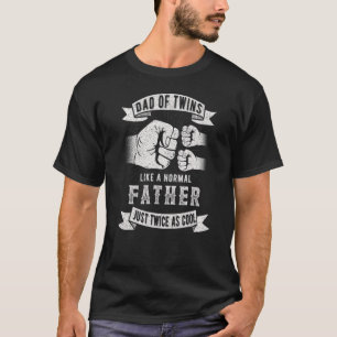 Camiseta Papá de los gemelos, papá, papá, padre, nuevo papá