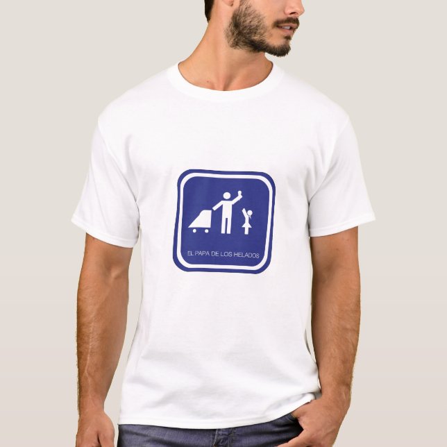 Camiseta papa de los helados (Anverso)