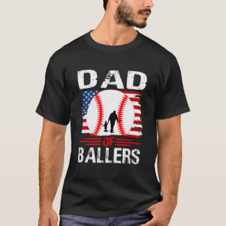 Camiseta Papá De Los Mejores Béisbol Día Del Padre