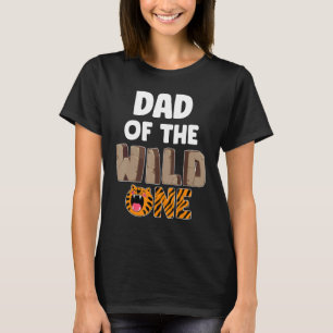 Camiseta Papá De Los Salvajes Un Zoológico Tema Primer Fies