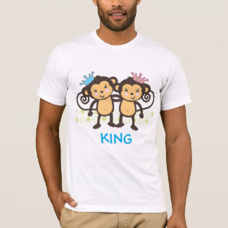 Camiseta Papá de monos gemelos